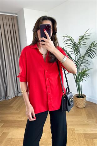 ZR Utix Kırmızı Tensel Gömlek