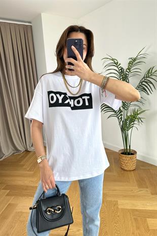 ZR Beyaz Tokyo Tişört