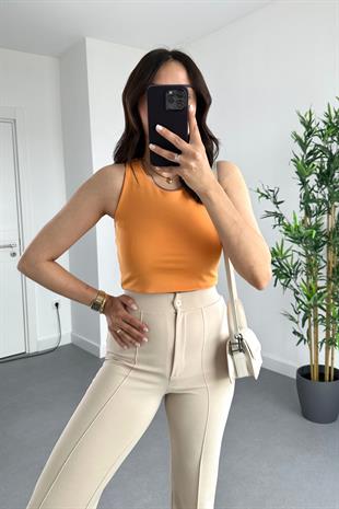 Unde Orange Double Kumaş Atlet