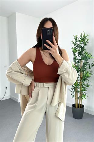 Kiremit Fitilli U Yaka Crop