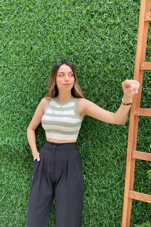 Yeşil Çizgili Crop