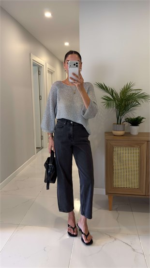 CS Jalle Antrasit Mom Jean