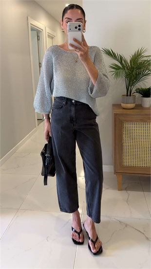 CS Jalle Antrasit Mom Jean