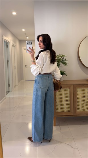 CS Rilex Mavi Wıde Leg Jean