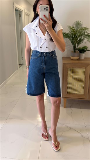 CS Weda Mavi Denim Şort