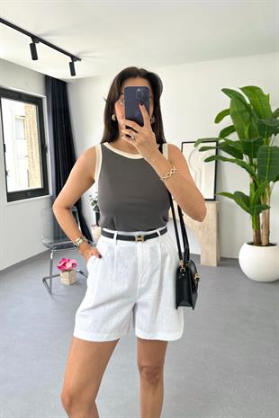 Caca Gri Biyeli Atlet