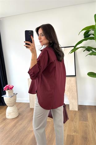 İntisa Bordo Basic Gömlek