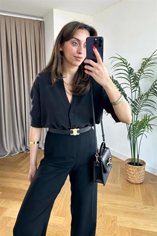 ZR Utix Siyah Tensel Gömlek