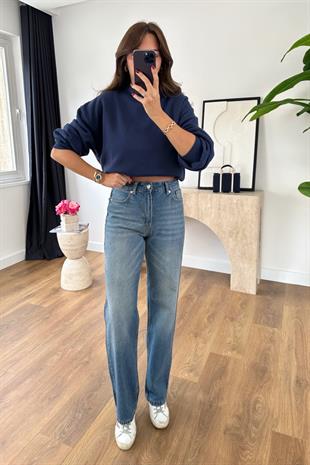 ZR Lovin Lacivert Straight Jean