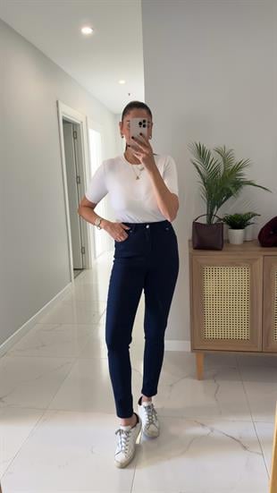 Dilvin Lori Koyu Lacivert Skinny Jean