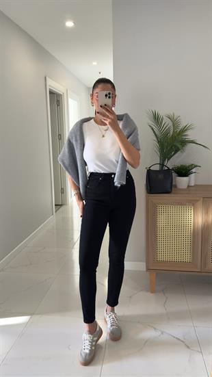 Dilvin Lori Siyah Skinny Jean