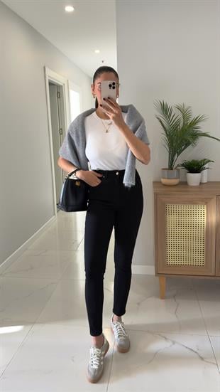 Dilvin Lori Siyah Skinny Jean