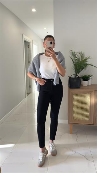 Dilvin Lori Siyah Skinny Jean