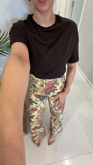 Dlvin Cenrs Koyu Kahve Basic Tişört