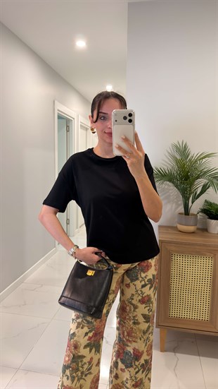 Dlvin Cenrs Siyah Basic Tişört