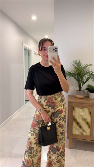 Dlvin Cenrs Siyah Basic Tişört