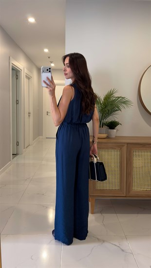 Edisa Lacivert Bluz Pantolon Takım