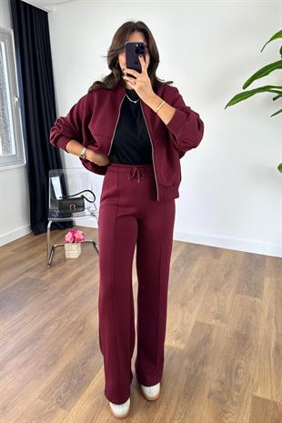 Gulena Bordo Eşofman Takımı