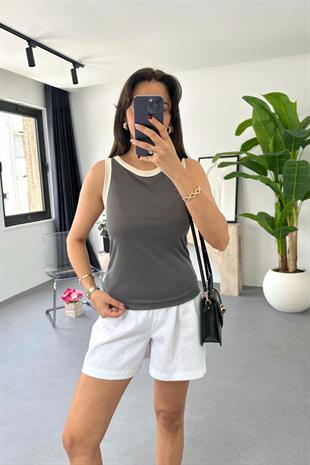 Caca Gri Biyeli Atlet