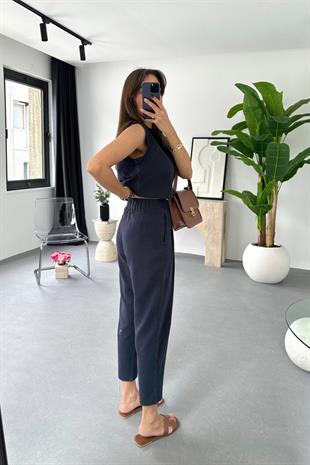 Pose Lacivert Yelek Pantolon Takım