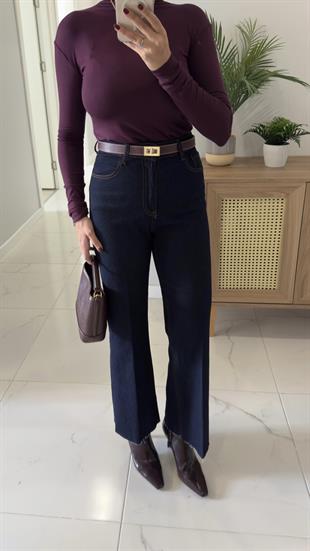 Fiorina Dark Blue Flare Jean