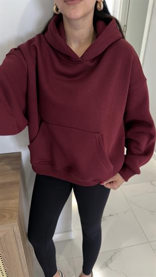 Fora Bordo Cep Detaylı Kapüşonlu Sweat