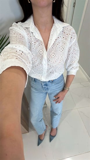 Gewa Ekru Fisto Gömlek