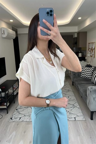 Kısa Kol Beyaz Gömlek