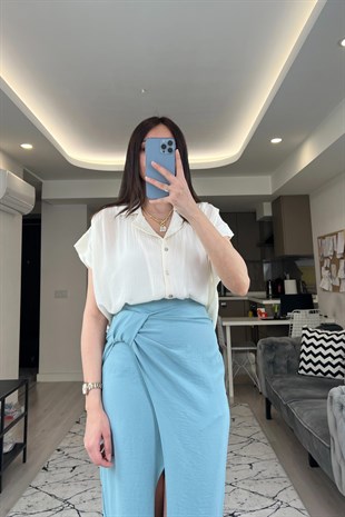 Kısa Kol Beyaz Gömlek