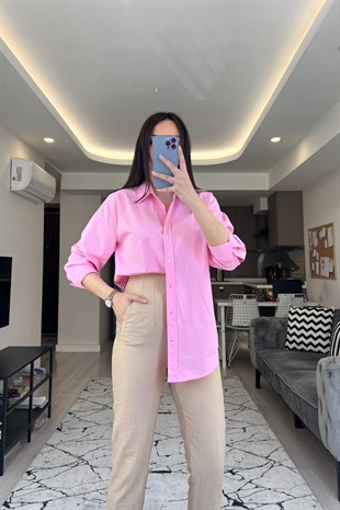 Kita Şeker Pembe Gömlek