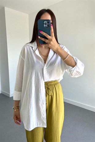 MV Orijinal Marka Beyaz Gömlek