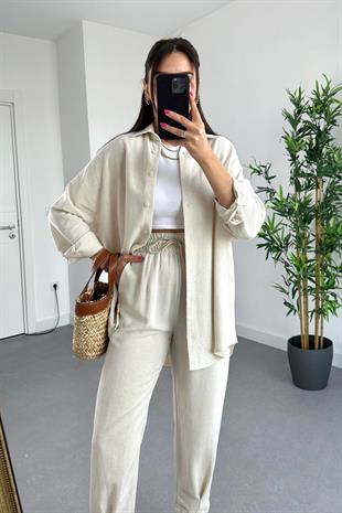 Odin Taş Keten Gömlek