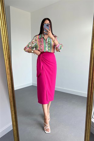 Renkli Desenli Gömlek