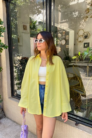 YELLOW OVERSİZE GÖMLEK