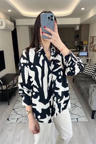 ZR Zebra Desenli Gömlek