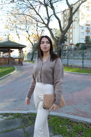 Vizon Üç Düğmeli Hırka