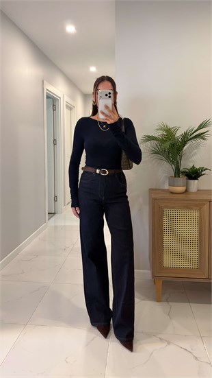 Jalle Dark Blue Straıght Jean