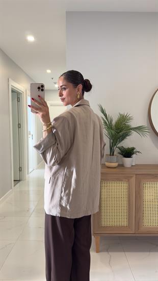 Jeka Vizon Premium Vatkalı Blazer Ceket