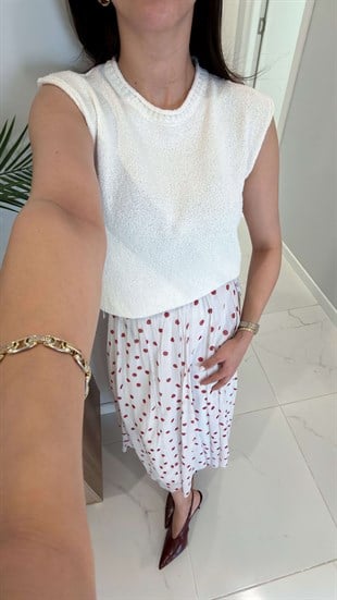 Jerta Ekru Kolsuz Triko