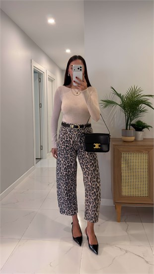 Josef Leopar Desenli Barrel Jean
