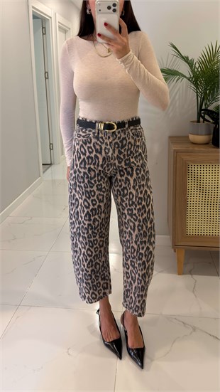 Josef Leopar Desenli Barrel Jean