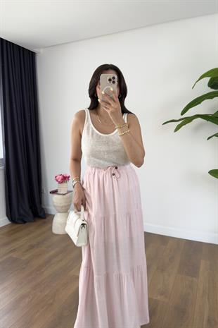 Josla Beyaz U Yaka Atlet