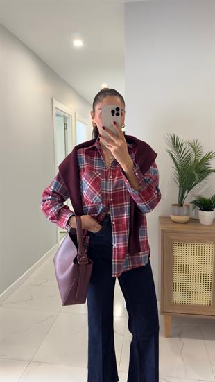 Jude Bordo Çıtçıtlı Oduncu Gömlek