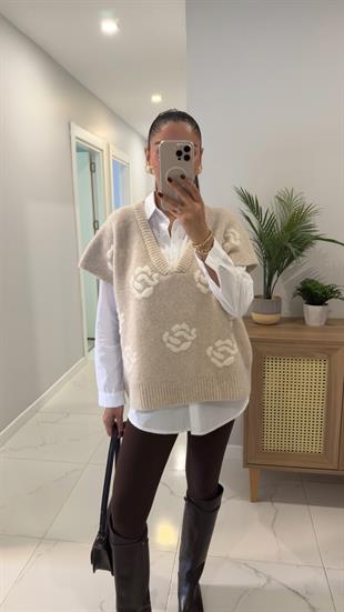 Keno Taş Süveter Gömlek Takım