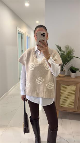 Keno Taş Süveter Gömlek Takım