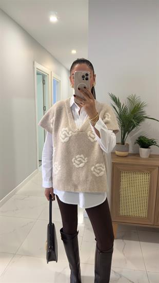 Keno Taş Süveter Gömlek Takım