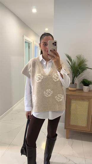 Keno Taş Süveter Gömlek Takım