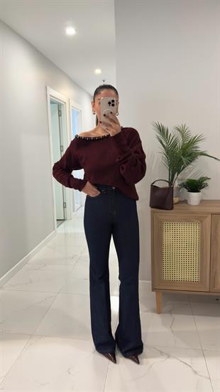 Kenry Koyu Mavi İspanyol Jean