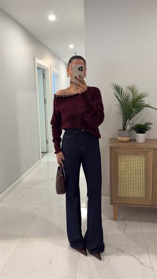 Kenry Koyu Mavi İspanyol Jean