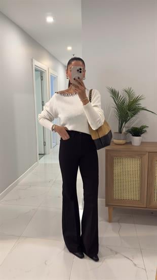 Kenry Siyah İspanyol Jean